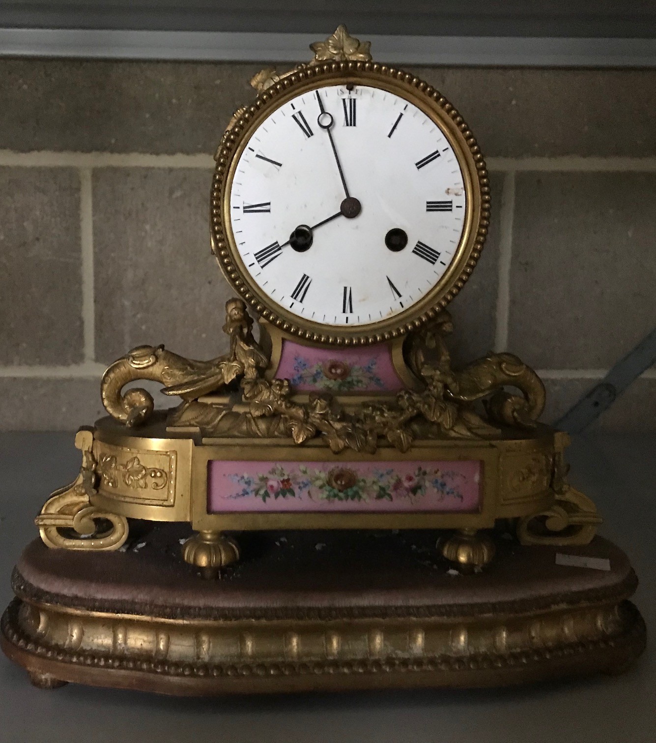 A French 19th century gilt metal mantel clock, in Cheffins Fine Art