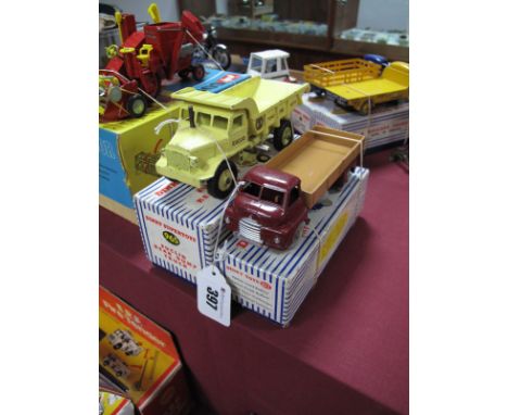 Two Boxed Original Dinky Diecast Toys, No. 965 Euclid Rear Dump Truck, light chipping to raised edges, some discolouration, f