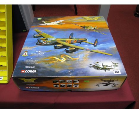 Boxed Corgi Aviation Archive, large 1:72 scale Battle of Britain Memorial Flight Avro Lancaster EE176 "Mickey the Moocher", S