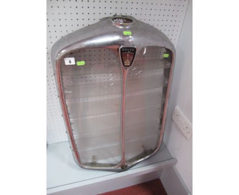 A Vintage Motor Car Grill Surround, converted into a wall mounted display cabinet.