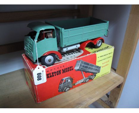 A Shackleton Foden F. G. 6 Tipper, finished in light green, significant corrosion and damage to cab, one axle detached; boxed