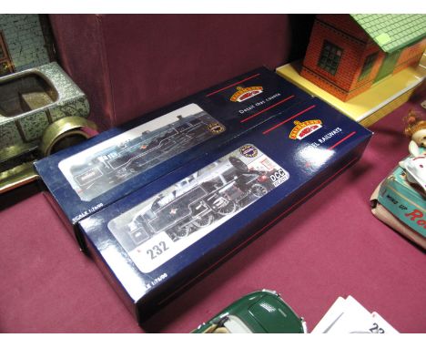 Two Boxed Bachmann "OO" Gauge Steam Locomotives, No.32-875 2-6-4 Fairdurn Tank 2691 LMS black, and No.32-350 2-6-4 standard c