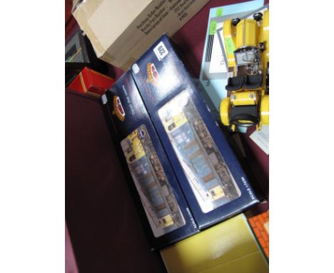 Two Boxed Bachmann "OO" Gauge Diesel Locomotives, both No.32-025 class 20 diesel 20063 B.R. blue with indicator discs. Both a