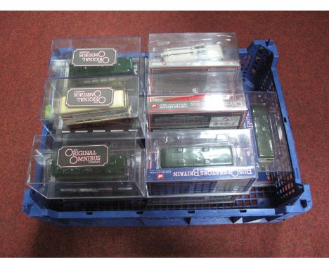 Thirteen Plastic Cased Corgi Original Omnibus "OO" Scale Diecast Buses, all bearing Southern liveries, with some repetition.