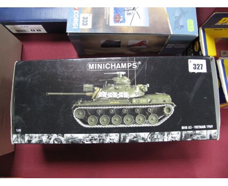 Boxed Minichamps 1:35 Scale Diecast  "M48 A3 - Vietnam 1969" Tank.