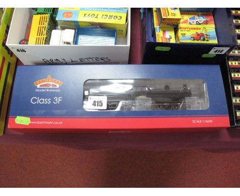 A Bachmann "OO" Model Railway, No. 31-626A 0-6-0 Class 3F R/No. 43257, finished in British Rail black with early emblem, boxe
