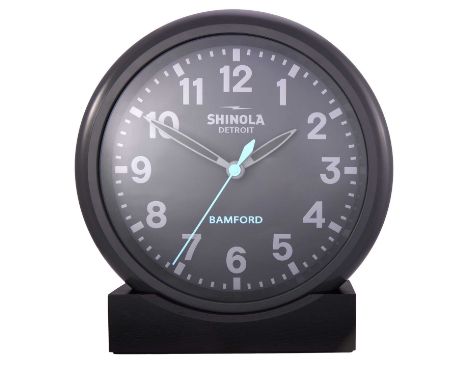 Shinola: A Limited Edition Quartz Wall Timepiece, signed Shinola, Detroit, Bamford, circa 2015, quartz battery movement, 11-i