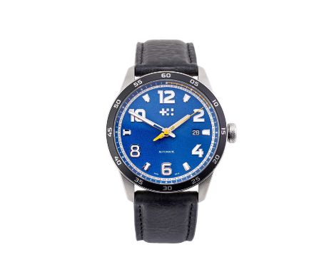 Christopher Ward: A Stainless Steel Automatic Calendar Centre Seconds Wristwatch, signed Christopher Ward, model: Rapide Auto
