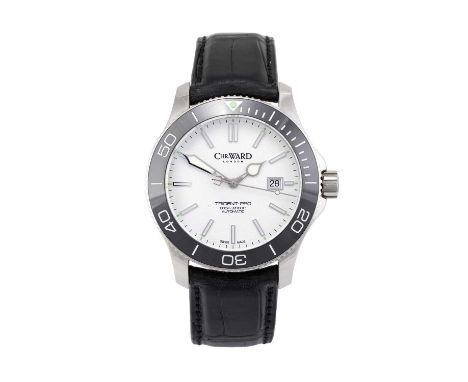 Christopher Ward: A Stainless Steel Automatic Calendar Centre Seconds Wristwatch, signed Christopher Ward, 600m/1200ft, model
