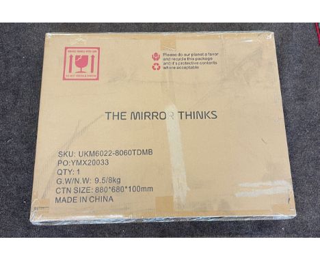 Brand new in box light up bathroom mirror, w122025710 ctn size 880, 680, 100mm