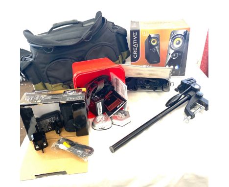 Selection of camera equipment 