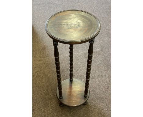 Vintage mahogany plant stand 
