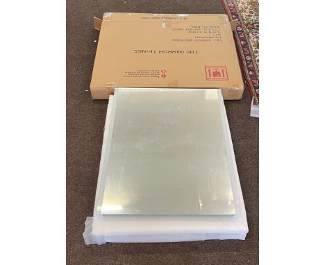 Brand new in box light up bathroom mirror, w122025710 ctn size 880, 680, 100mm "the Mirror Thinks"