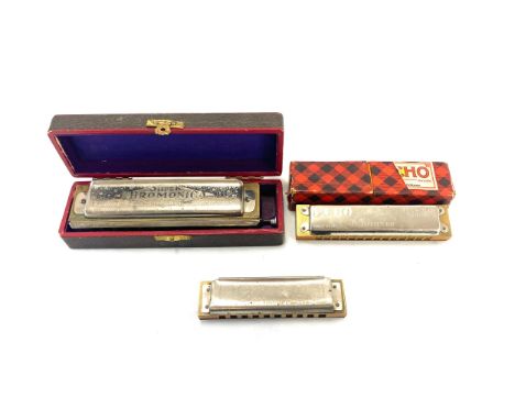 Selection of Vintage Harmonics includes the super chromonica m.hohner, Echo etc 