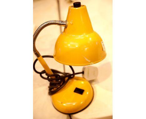 1970s adjustable desk lamp. This lot is not available for in-house P&P.Condition Report: All electrical items in this lot hav