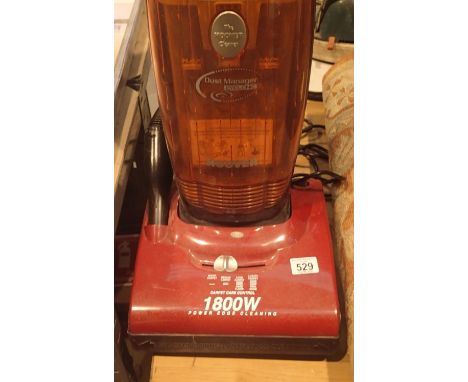 Hoover 1800w upright vacuum cleaner. This lot is not available for in-house P&P.Condition Report: All electrical items in thi