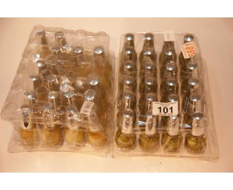 47 bottles of Laval gold crystal finish nail polish. P&amp;P Group 2 (£18+VAT for the first lot and £2+VAT for subsequent lot
