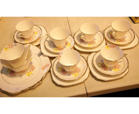 Bell China 21 piece tea service. This lot is not available for in-house postage. 