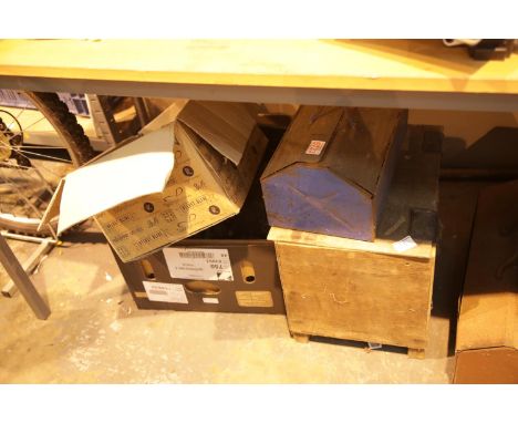 Four boxes of mixed tools etc. This item is not available for in-house P&amp;P 