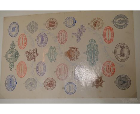 Great Britain. A binder housing unused Queen Victoria to King George V postal stationery. Also unused and used headed notepap