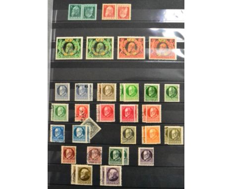 German States. A large red stockbook housing a mint and used collection, in variable condition. Includes Baden 1862 to 1905 3