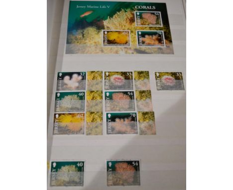 Jersey. A mint and used collection to 2013 in two large stock books. First Day covers in two albums and misc