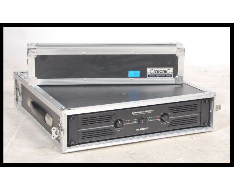 An American Audio Professional Power Amp&nbsp; - Amplifier model no VLP600 complete in a good Citronic professional audio car