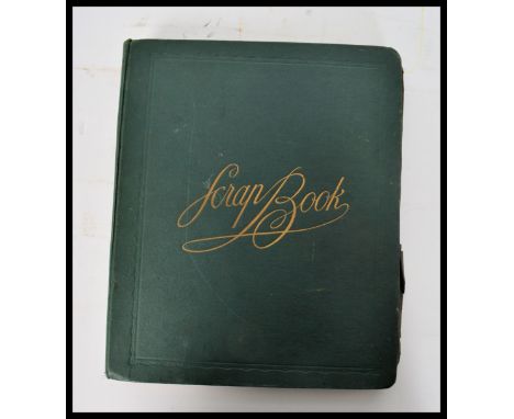PHOTOGRAPH ALBUM.Exceptional original family collection from 1902-1920s.Packed with photos and postcards with European &amp; 