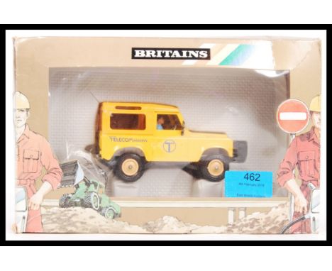 An original vintage Britains diecast model 9923 British Telecom Land Rover. Vehicle appears mint, within the original box.&nb