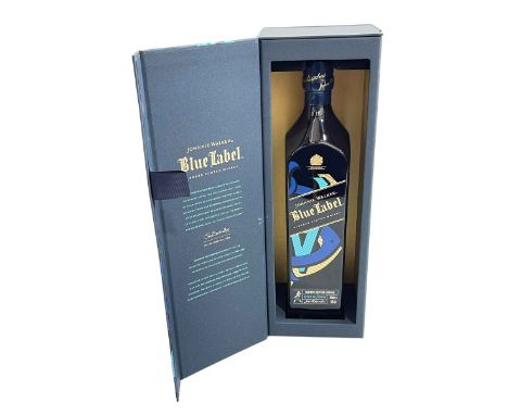 Limited edition Johnnie Walker Blue Label blended scotch whisky in original box.