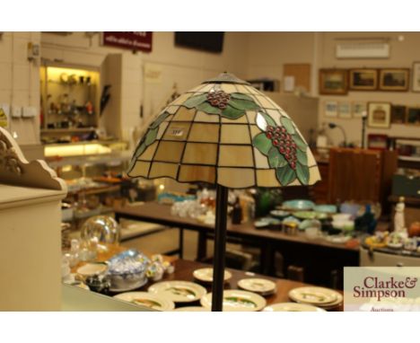 A Tiffany style standard lamp