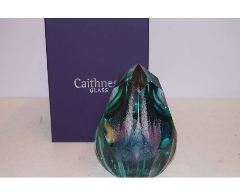 Caithness glass oversize paperweight with box limited edition Frosted Kingdom 5/100