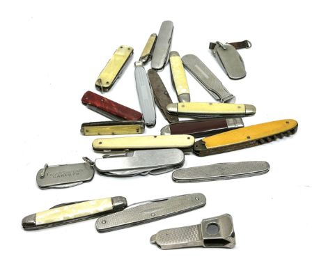 20 x Vintage Assorted Small Pocket KNIVES  Inc Smokers Knives, Pen Knives Etc