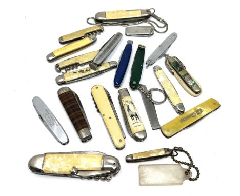 20 x Vintage Assorted Small Pocket KNIVES  Inc Smokers Knives, Pen Knives Etc