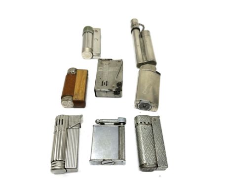 8 x Assorted Antique / Vintage LIGHTERS Inc Imco, Delton, Parker, Austria Etc