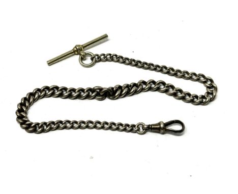 Silver Antique Watch Chain 