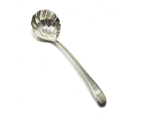 Antique silver ladle spoon 
