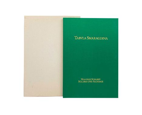 SCHARPF, MARTIN (geb. 1945), "Hermes Trismegistos - Tabula Smaragdina", Malerei und Alchemie, Edition Esotera, Verl. Hermann 