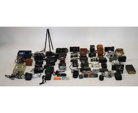Mixed quantity of vintage and other cameras and accessories