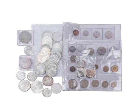 Gemischtes Los mit u.a. Deutsches Reich und Weiteres enthält u.a. BRD - 2x 5 DM (bis '79) / 28x 10 DM / 1x 10€, diverse Jahrg