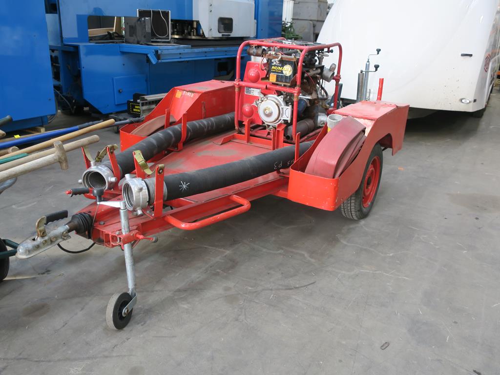 Godiva Trailer Fire Pump, 1ltr Hillman Imp Engine, Pumps 275 Gallon per ...