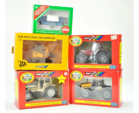 Britains Farm group comprising various issues (inc single Siku item). Good to Excellent and boxed.