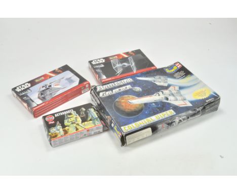 Revell Kit Group plus Airfix Astronaughts. Appear complete. 