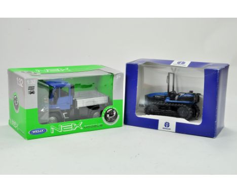 ROS 1/32 New Holland TK95M Crawler Tractor plus Welly issue. Both excellent with boxes.