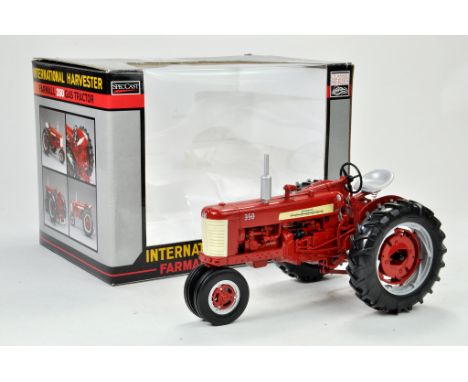 Spec Cast 1/16 Farmall 350 Gas Tractor. Has been on display but appears excellent with original box.
