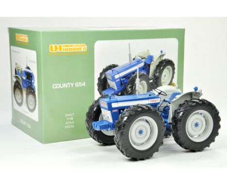 Universal Hobbies 1/16 County 654 Tractor. Has been on display but appears excellent with original box.