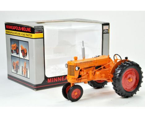 Spec Cast 1/16 Minneapolis Moline U Gas Tractor. Has been on display but appears excellent with original box.