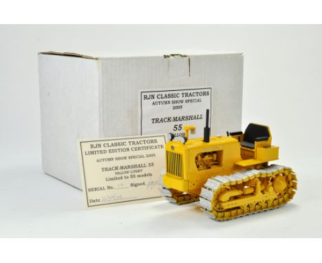 RJN Classic Tractors 1/16 Track Marshall 55 Crawler Tractor in Yellow. Limited to just 55 Models. Example is superb with orig