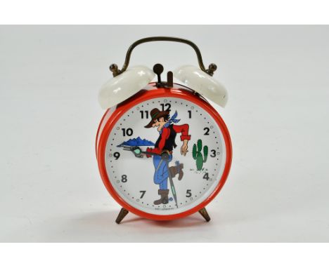 West German Cowboy Themed Alarm Clock.