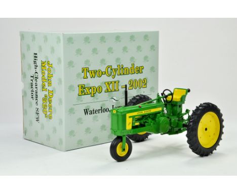 Ertl 1/16 John Deere 520 High Clearance SFW Tractor for Two Cylinder Expo 2002. Has been on display but appears excellent wit